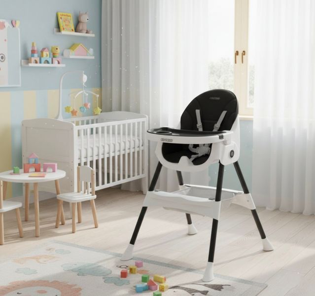 Стульчик для кормления MANI 3-в-1 Ricokids Черное 700900 700900 фото