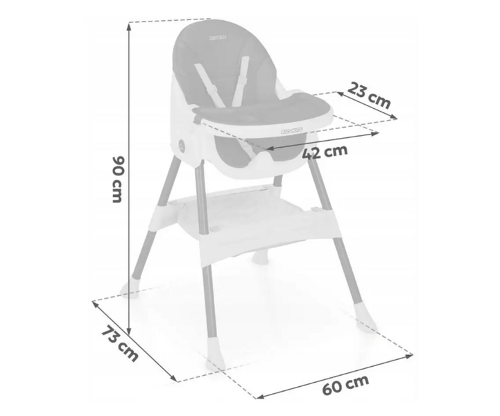 Стульчик для кормления MANI 3-в-1 Ricokids Черное 700900 700900 фото