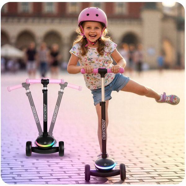 Трехколесный самокат Ricokids Leddi 766002 фото