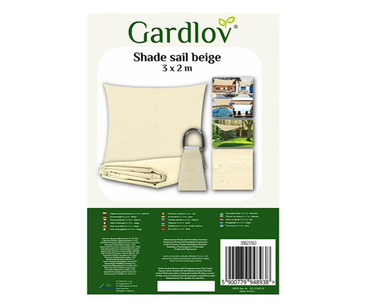 Тент от солнца Gardlov (навес) Прямоугольник 2м*3м 23163 фото