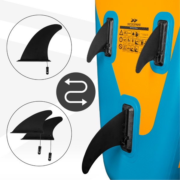 Надувна SUP дошка 350 см VELO 2в1 Scoopes (SUP + каяк) з сидінням, веслом, насосом. SUP Scoopes Velo 350 фото