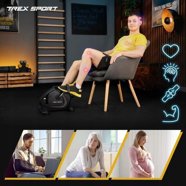 Міні-велотренажер для рук і ніг 2 в 1 Trex Sport TX-120BB фото