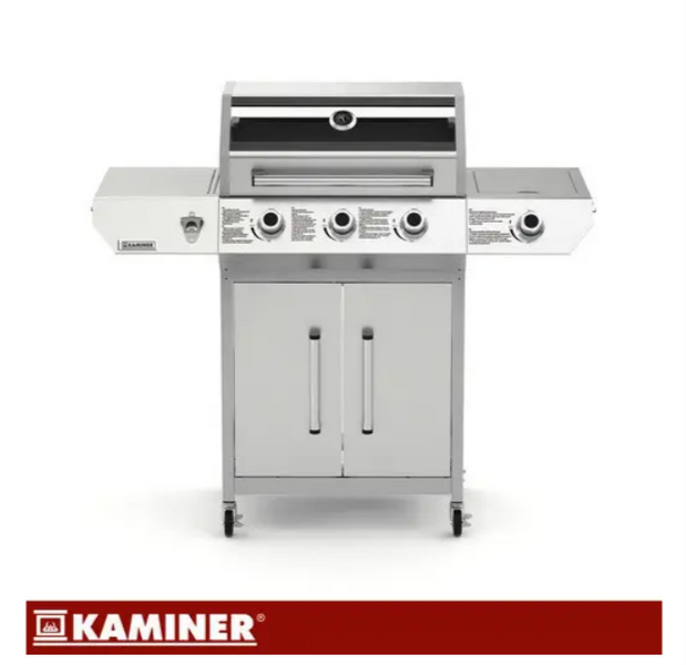 Гріль газовий 3+1 13.5кВт Varen 4.0 Kaminer 27422 фото