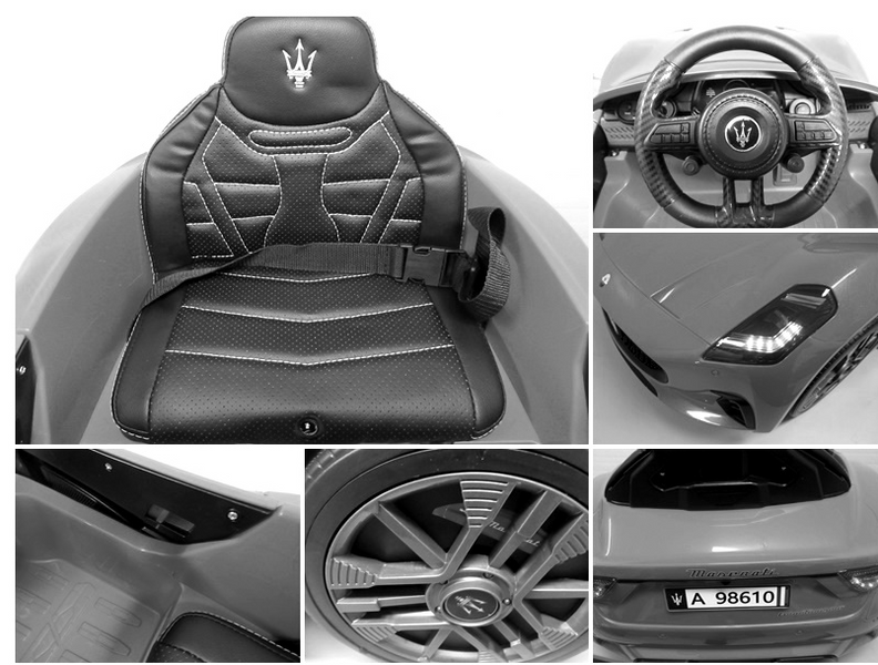 Дитячий автомобіль-кабріолет Maserati GranTurismo GRAY Maserati GranTurismo фото