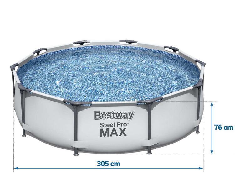 Басейн каркасний 305&times;76 см BestWay 56408 56408 фото