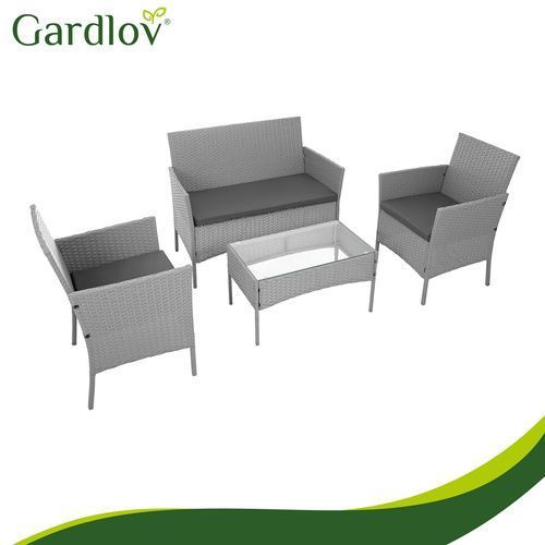 Садові меблі із сірого ротанга Gardlov 26910 26910 фото