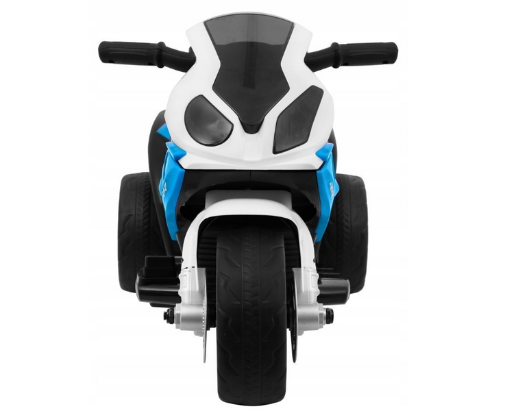 Дитячий мотоцикл BMW S1000 RR на акумуляторі, синій, 3 колеса, світлодіодне підсвічування. JT5188 фото