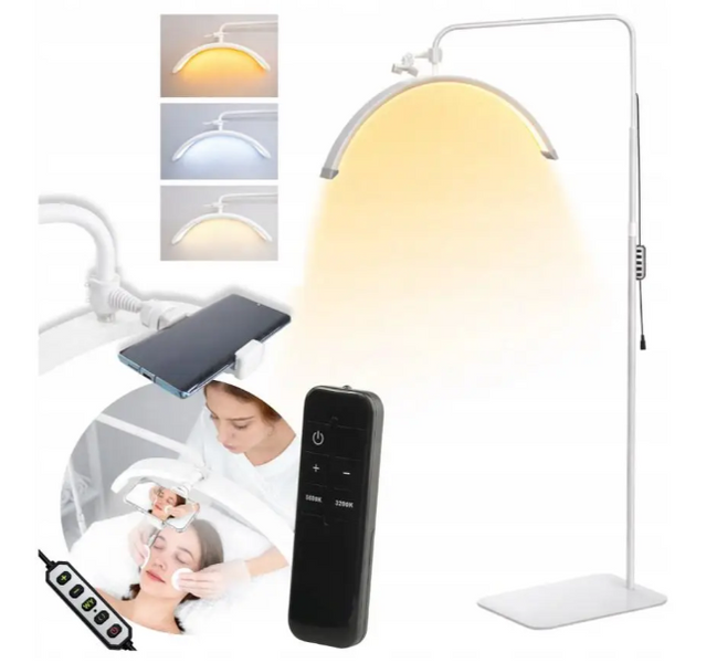 Косметическая лампа дуговая Crescent Pro LED, косметическая лампа-полумесяц 40 Вт ZD195 ZD195 фото