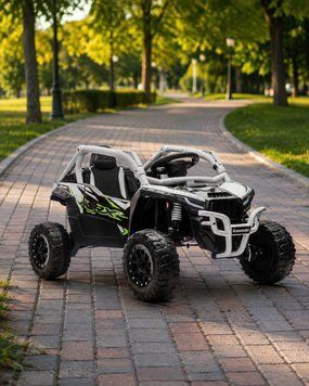 Дитячий електромобіль багі Kawasaki Teryx KRX1000 4x4 з пультом  JS330 фото