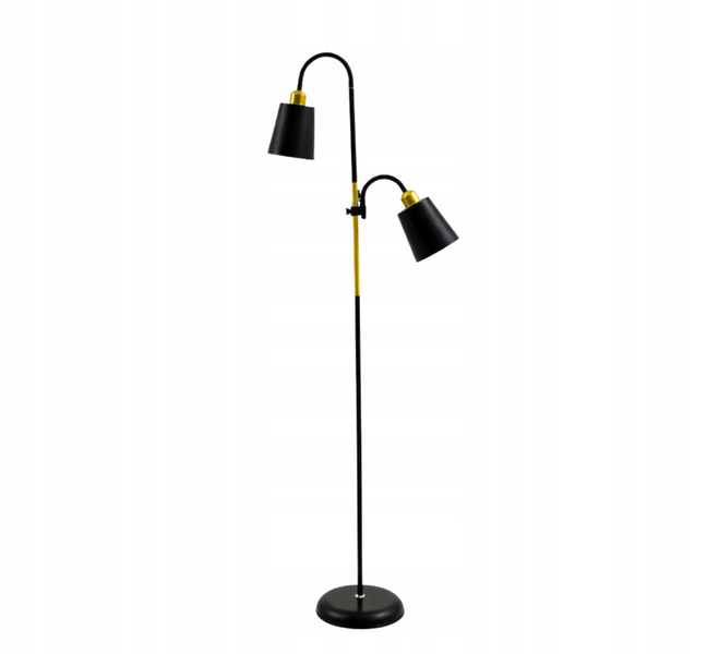 Торшер, лампа для читання, 2x E27, регульований, 192 см ZD191 фото