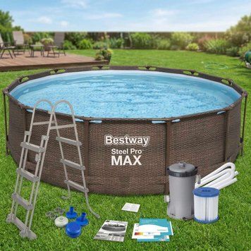 Каркасний басейн 366х100см Bestway 56709 56418 фото