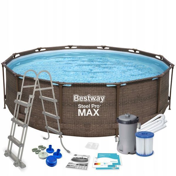 Каркасний басейн 366х100см Bestway 56709 56418 фото