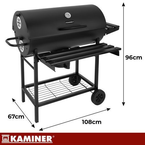 Садовый угольный гриль 108х67х96см Kaminer 27315 фото