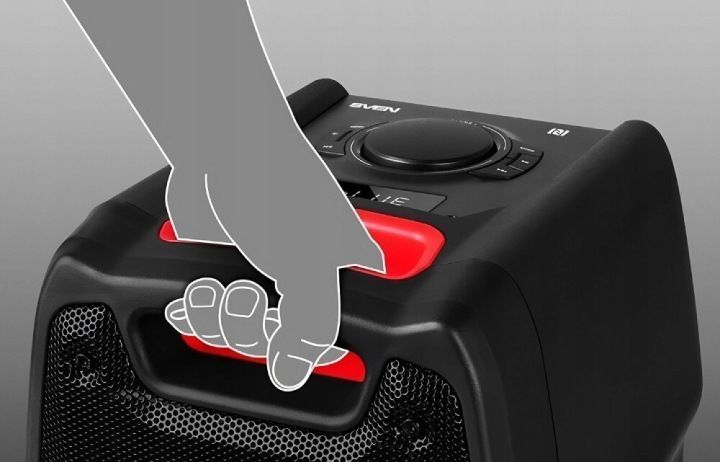Акустична система, аудіо колонка Sven PS-730 BLACK - 100 Вт. Bluetooth - aккумулятор 4400 мA. PS-730 фото