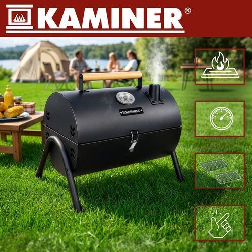 Садовий туристичний мангал Kaminer 38х30х40см 27322 фото