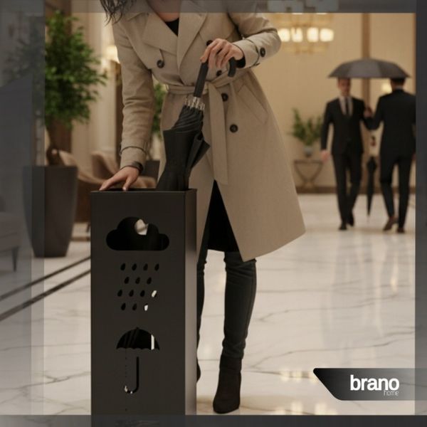 Металлическая подставка для зонта 16,5 x 16,5 x 42 см 2180460 фото